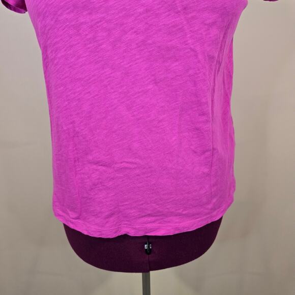 Women's J. Crew "Girlfriend Tee" Pink Short Sleeve Top | Size Large - Picture 5 of 9